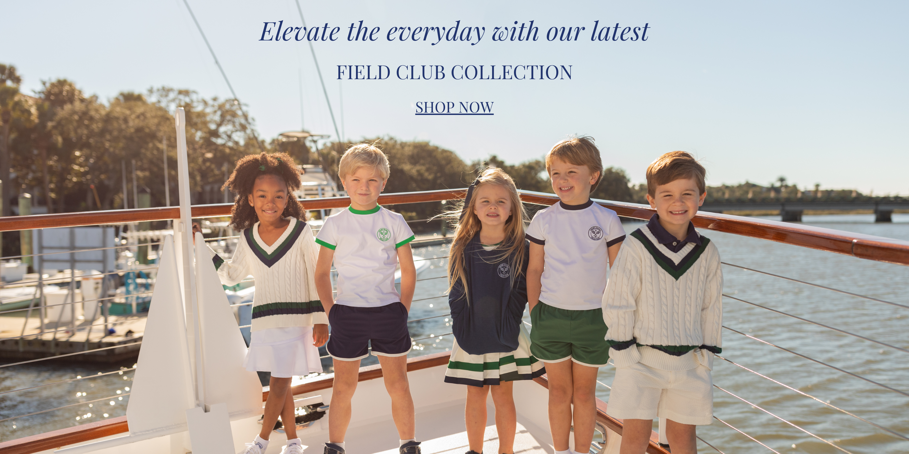 Elevate the everyday with our latest Field Club Collection