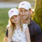 American Flag Bow Baseball Hat (Girls) - Henry Duvall