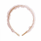 Swan Headband by Eva’s House, satin and tulle European-style girls headband from Switzerland, perfect for special occasions and princess-inspired fall outfits