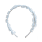 Swan Headband by Eva’s House, satin and tulle European-style girls headband from Switzerland, perfect for special occasions and princess-inspired fall outfits