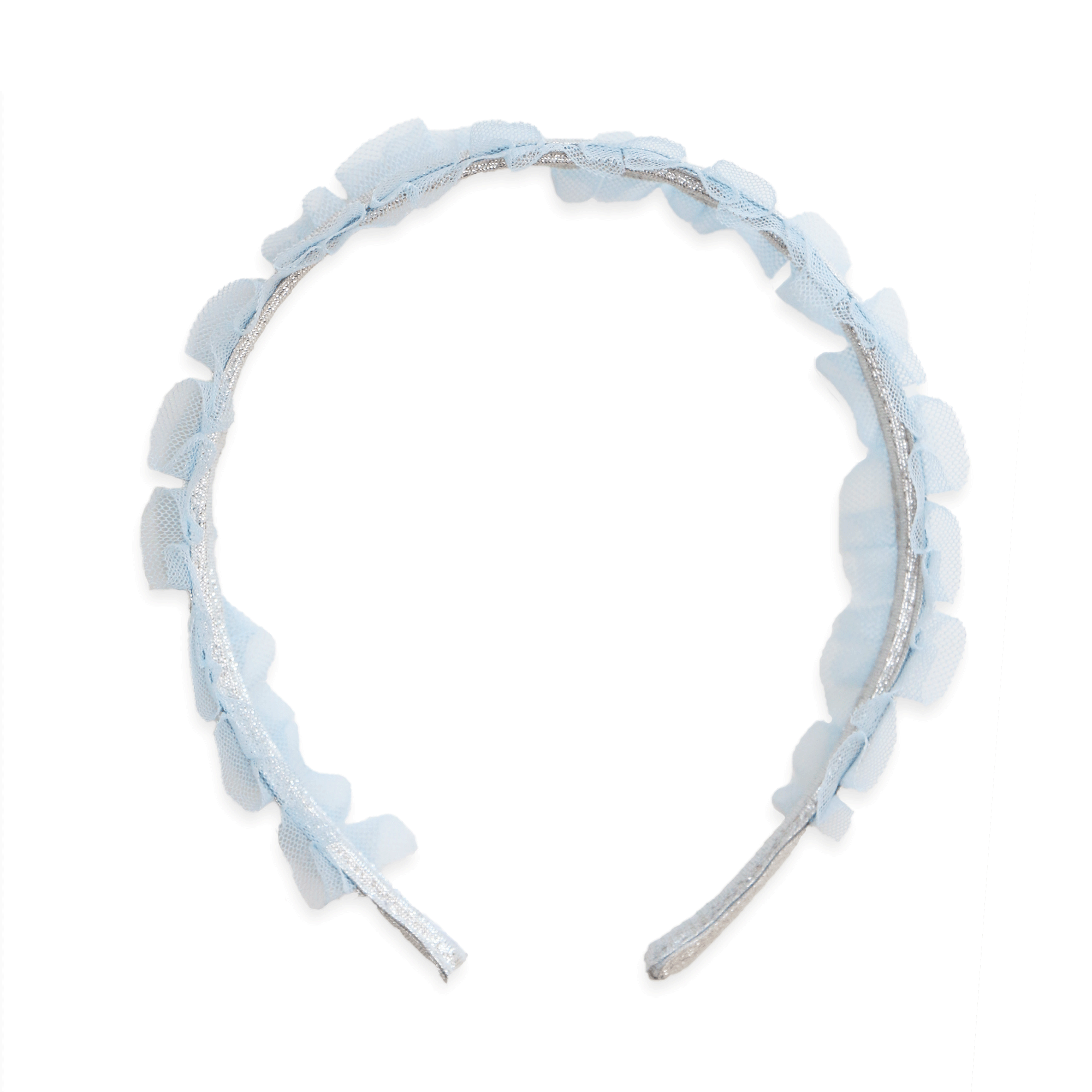 Swan Headband by Eva’s House, satin and tulle European-style girls headband from Switzerland, perfect for special occasions and princess-inspired fall outfits