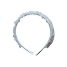 Swan Headband by Eva’s House, satin and tulle European-style girls headband from Switzerland, perfect for special occasions and princess-inspired fall outfits