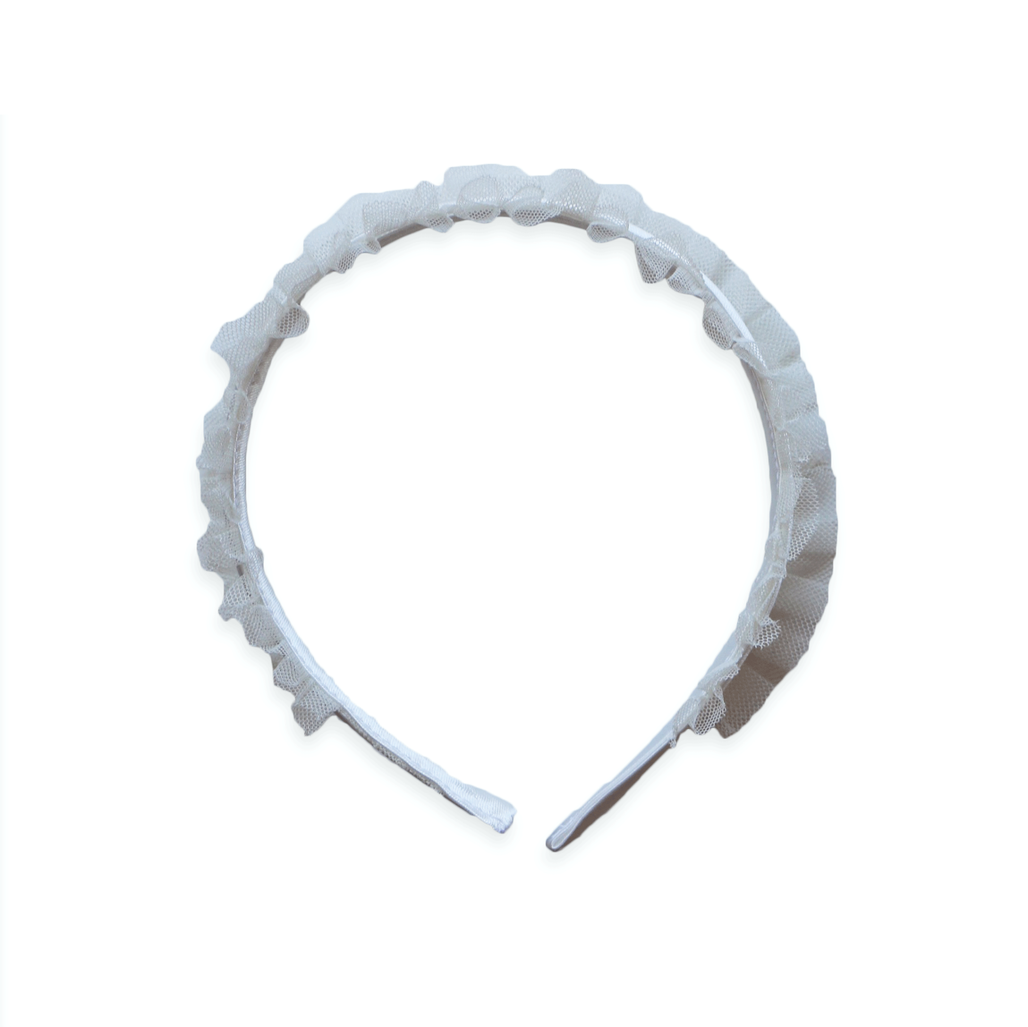 Swan Headband by Eva’s House, satin and tulle European-style girls headband from Switzerland, perfect for special occasions and princess-inspired fall outfits