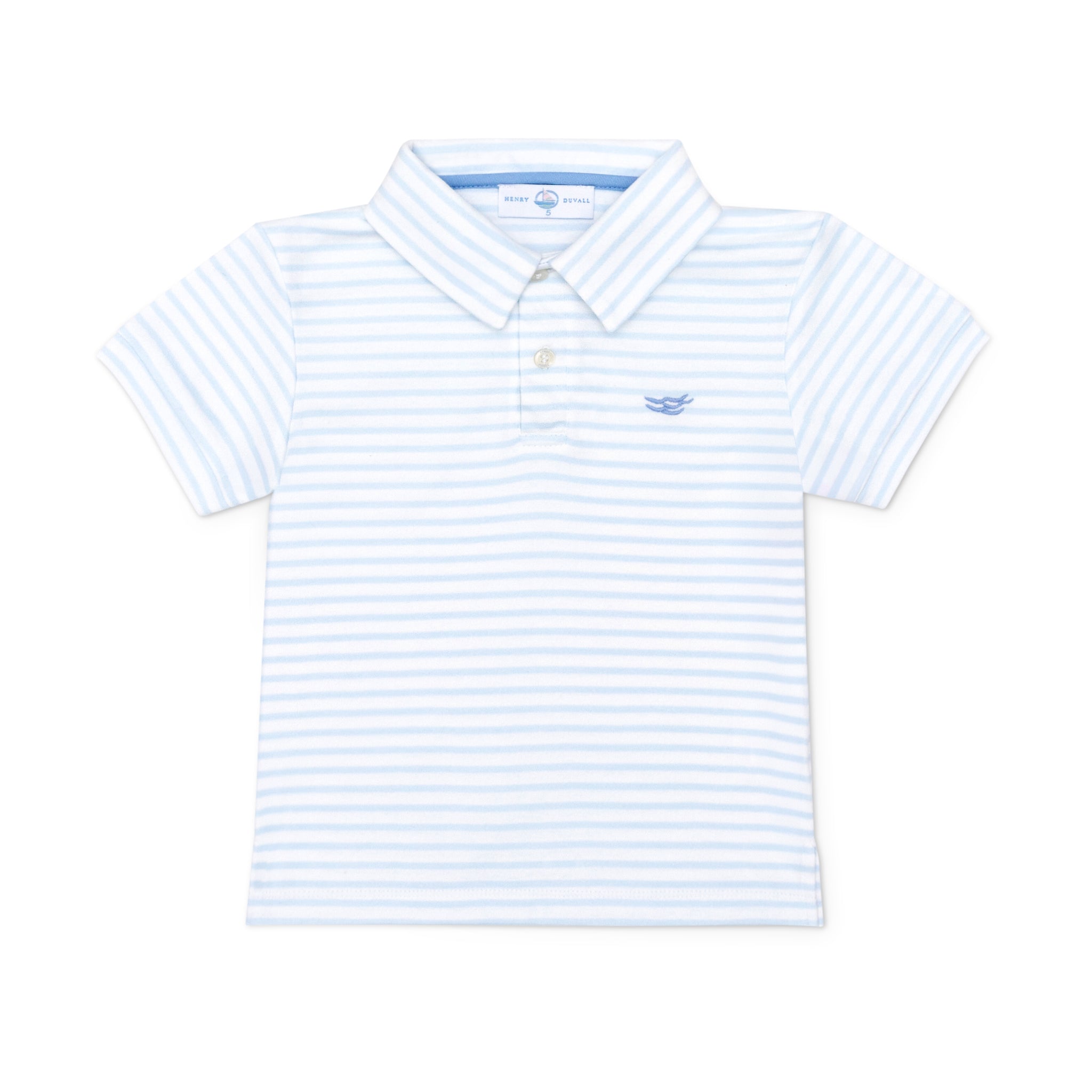 Carter Polo in Bailey's Bay Blue Stripe – Henry Duvall