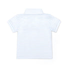 Henry Duvall classic white boys polo in soft cotton, timeless preppy wardrobe staple for school and dressier occasions