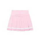 Henry Duvall Trinity women’s tennis skirt in stretchy performance fabric with built-in shorts, classic preppy athletic skort for tennis, pickleball, and everyday wear