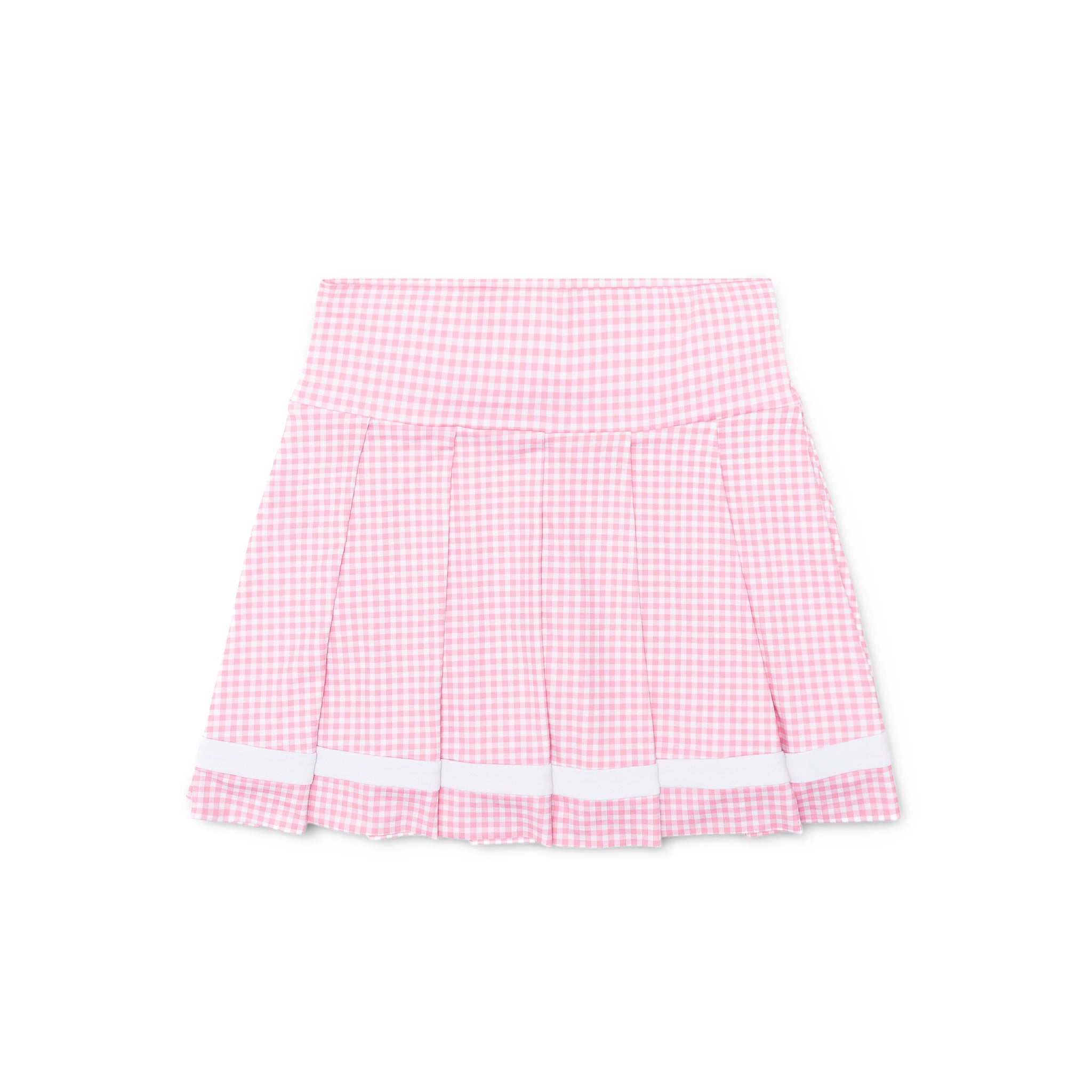 Henry Duvall Trinity women’s tennis skirt in stretchy performance fabric with built-in shorts, classic preppy athletic skort for tennis, pickleball, and everyday wear