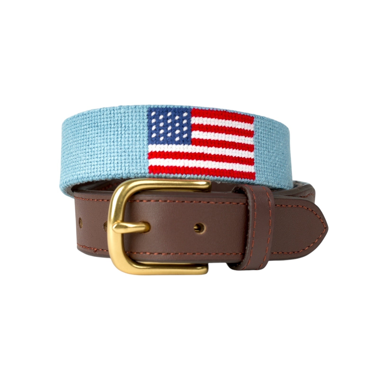 USA Children's Needlepoint Belt - Henry Duvall