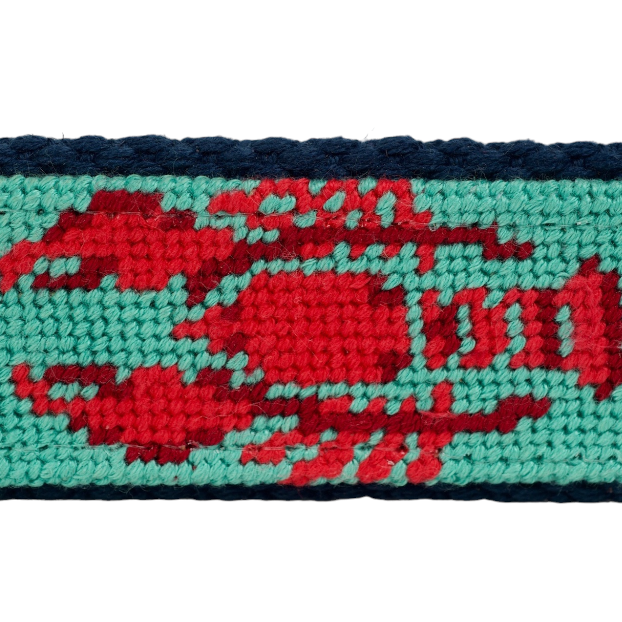 Lobster Needlepoint Canvas Belt - Henry Duvall