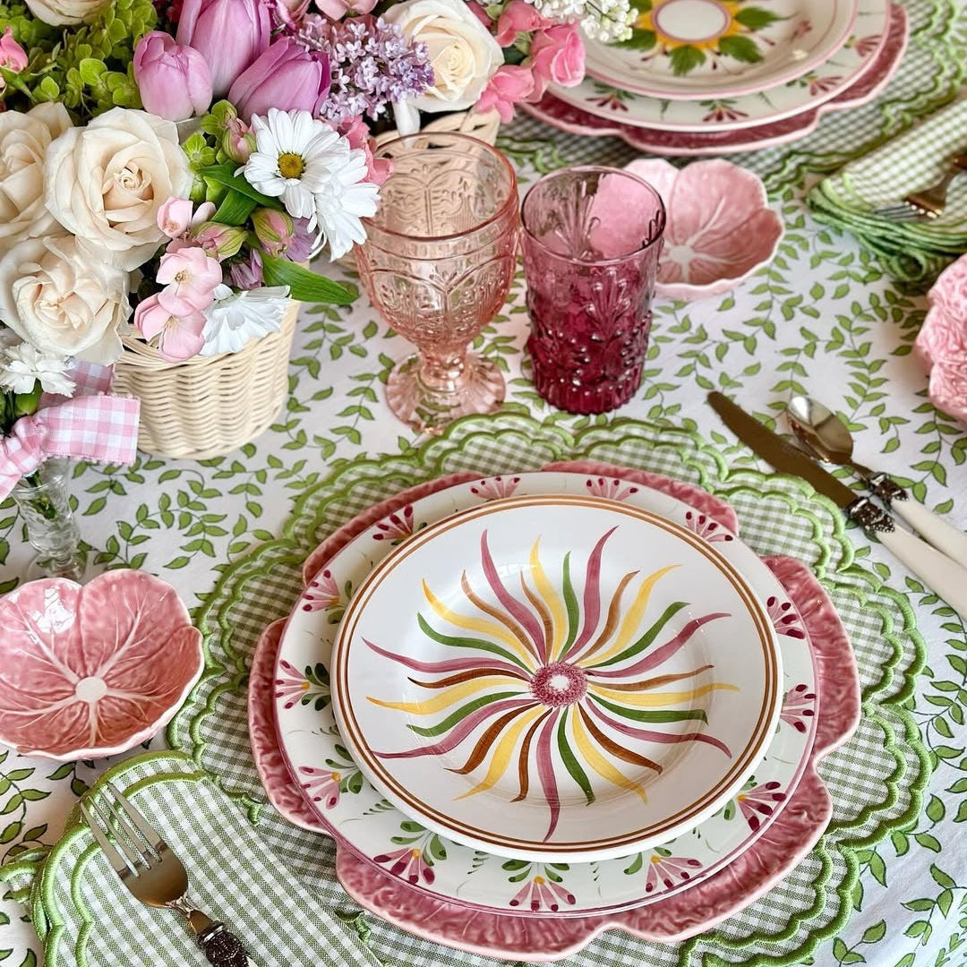 Light Green Leaves Tablecloth - Henry Duvall