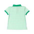 Match Point Polo in Green Gingham - Henry Duvall