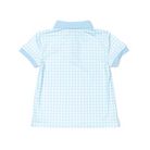 Match Point Polo in Blue Gingham - Henry Duvall