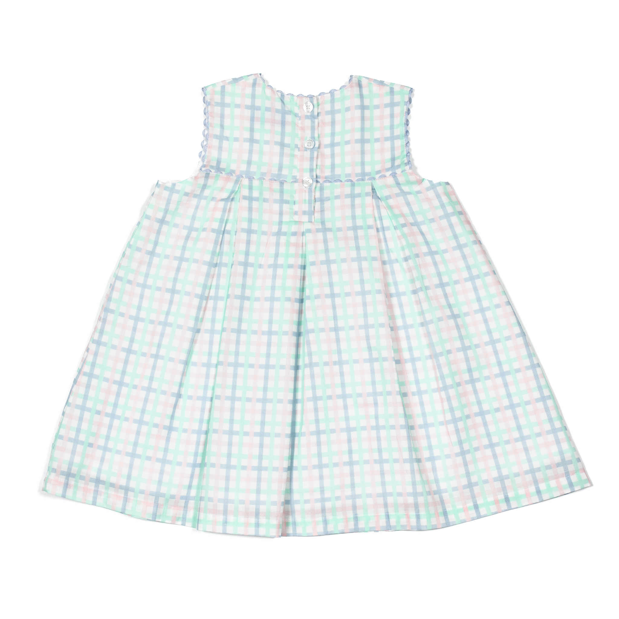 Palmer Dress in Pastel Plaid - Henry Duvall