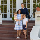 The Jackie Set in Breezy Blue Gingham - Henry Duvall
