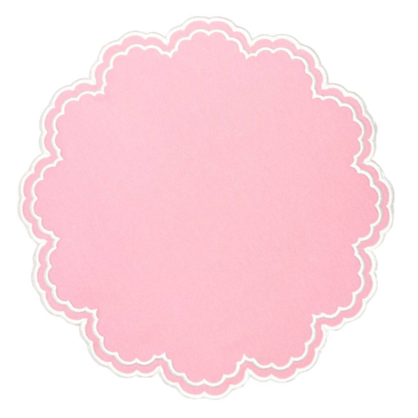 Bettina Placemat in Pink, Set of 4 - Henry Duvall