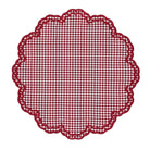 Bettina Placemat in Red Gingham, Set of 4 - Henry Duvall
