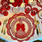 Bettina Napkin in Red Gingham, Set of 4 - Henry Duvall