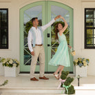 Henry Duvall curated Abby Mini Tote by Breck & Grier, a handwoven mini straw tote with removable pouch and detachable strap.