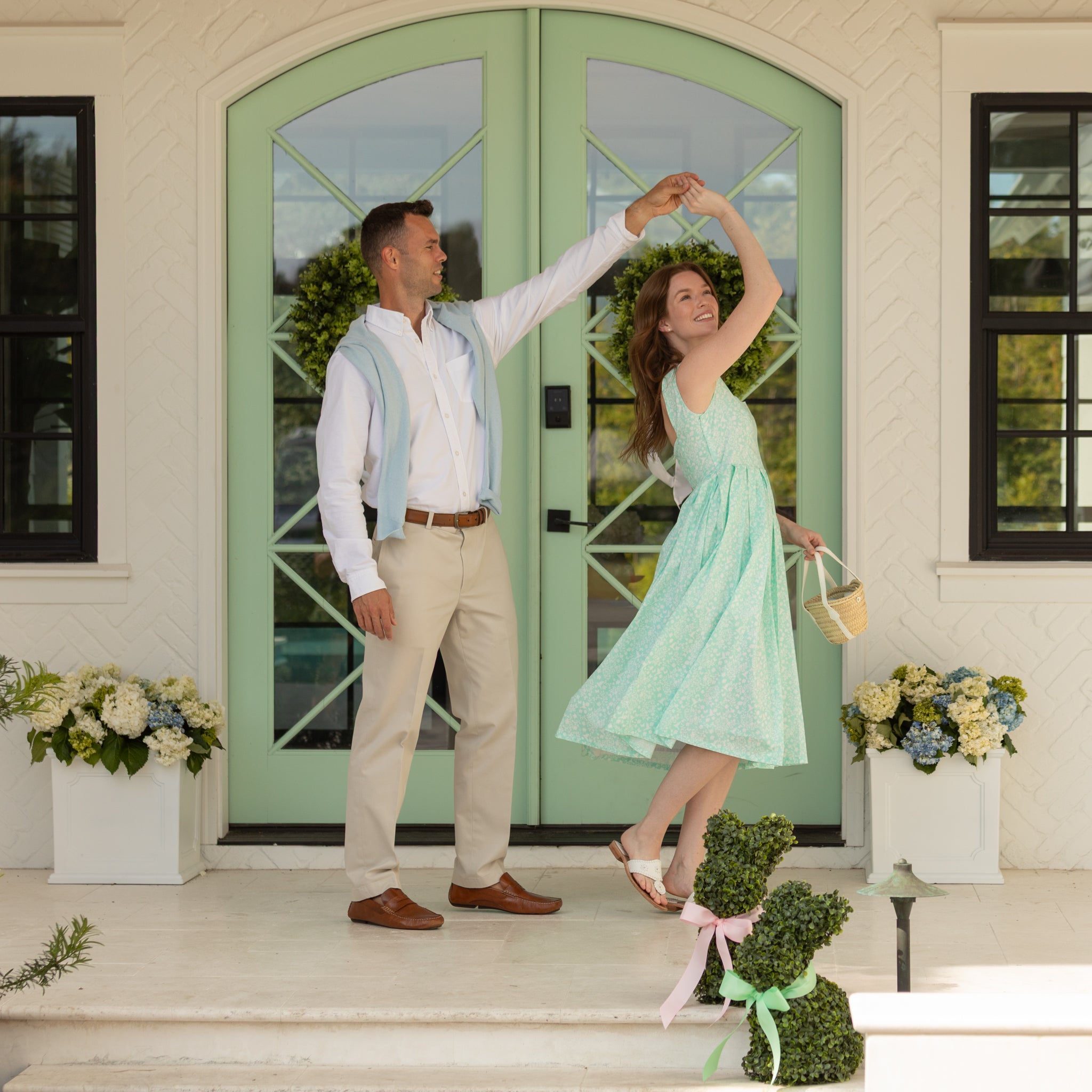 Henry Duvall curated Abby Mini Tote by Breck & Grier, a handwoven mini straw tote with removable pouch and detachable strap.