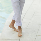 Boy wearing the Henry Duvall Bradford Trousers, a polished boys trouser styled for spring occasions and sibling coordination.