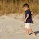Henry Duvall boys white seersucker pull-on shorts, a classic preppy short in lightweight seersucker for spring and summer.