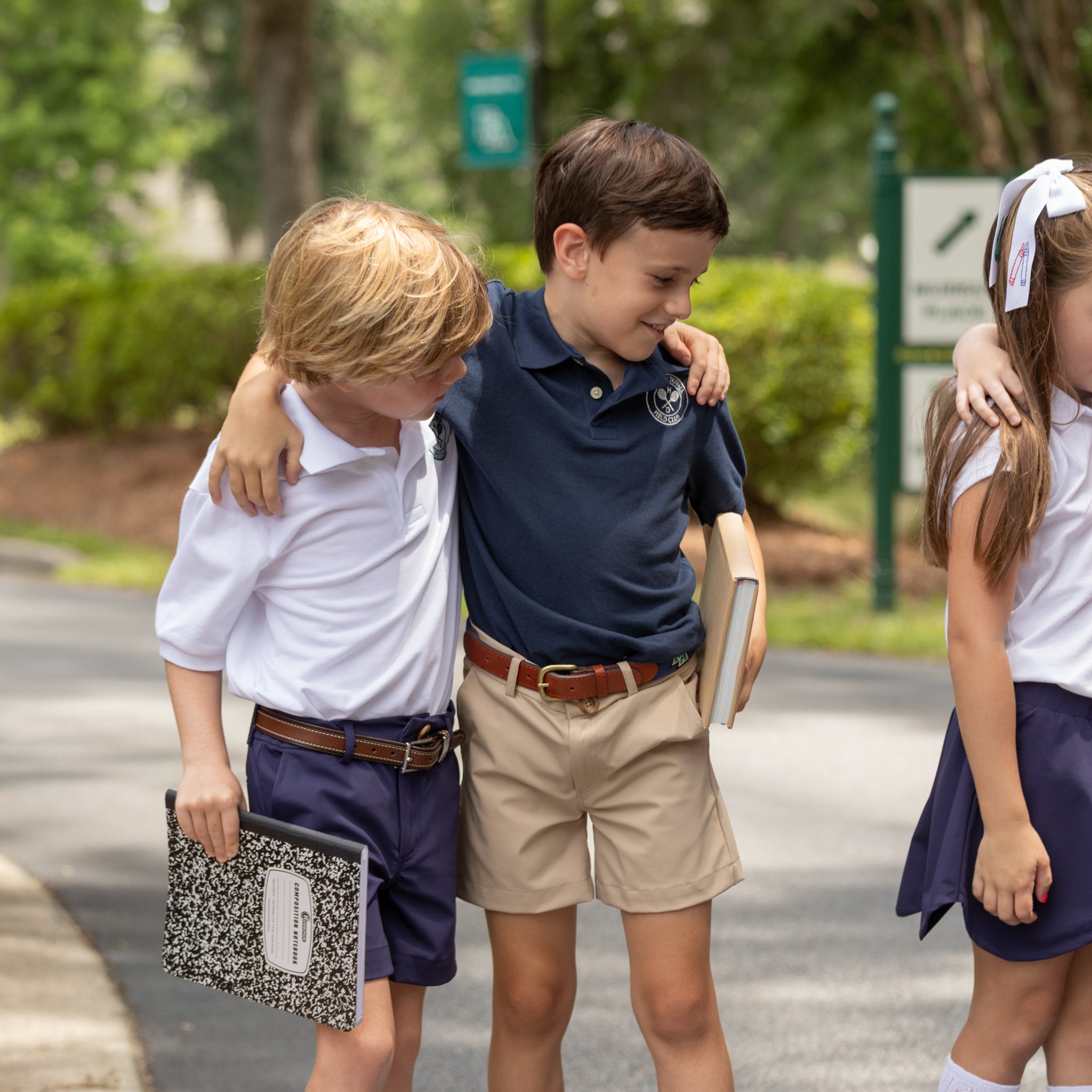 Boys Performance Uniform Shorts Navy - Henry Duvall