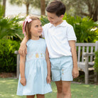 Girls Back to School Embroidered Dress - Henry Duvall