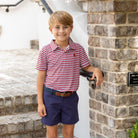 Boys Performance Uniform Shorts Navy - Henry Duvall