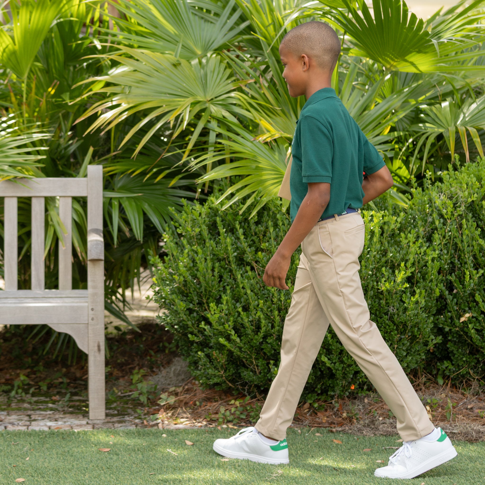 Boys Performance Uniform Pants Khaki - Henry Duvall
