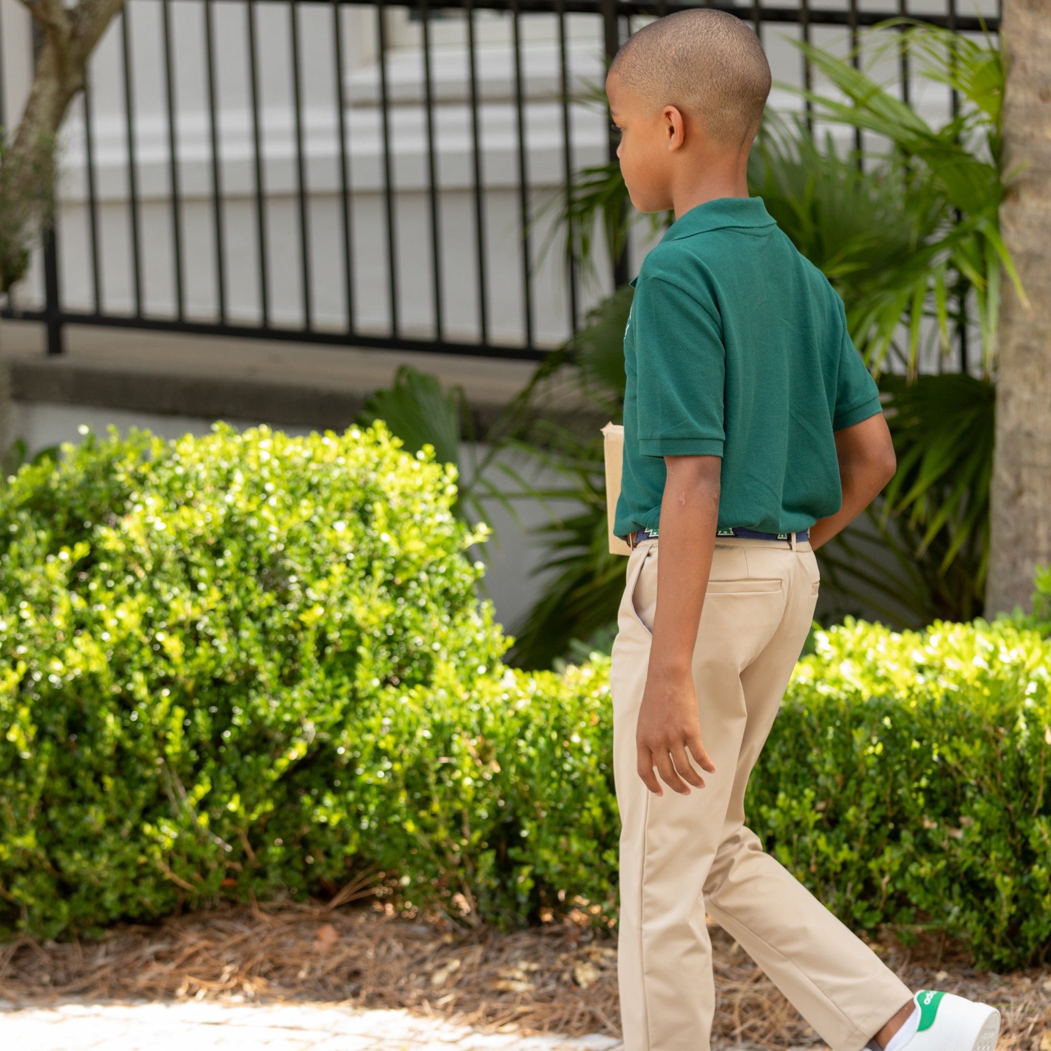 Boys Performance Uniform Pants Khaki - Henry Duvall