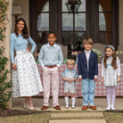 Audrey Skirt in Floral Delft- Henry Duvall