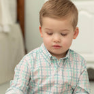 Bennett Button Down in Pastel Plaid - Henry Duvall