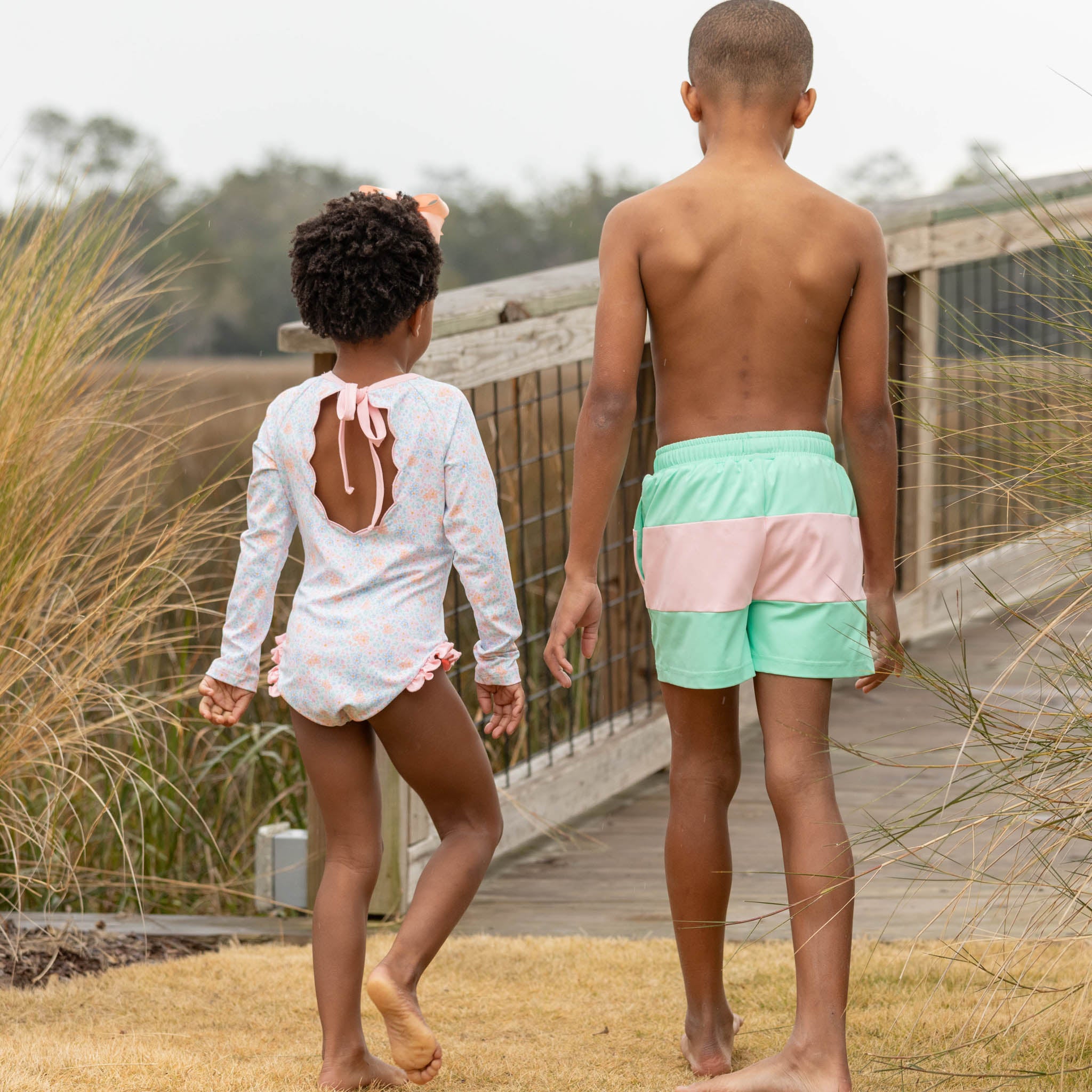 Tatum Trunks in Palm Beach Color Block - Henry Duvall