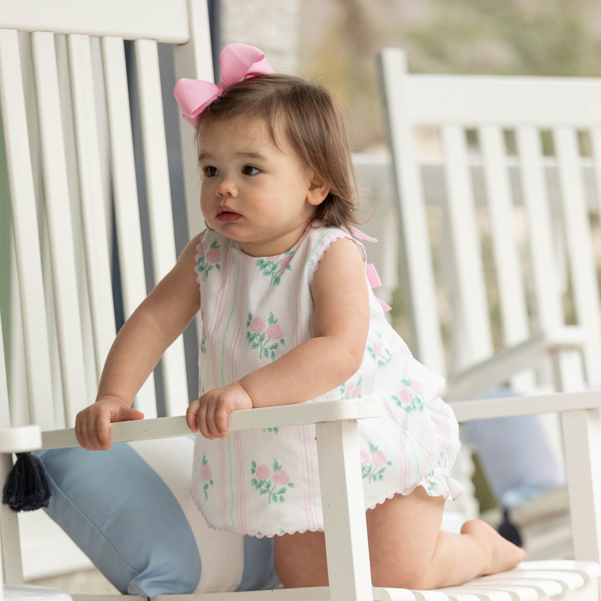 Savannah Swing Set in Vintage Floral Stripe - Henry Duvall