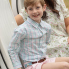 Bennett Button Down in Pastel Plaid - Henry Duvall