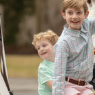 Bennett Button Down in Pastel Plaid - Henry Duvall