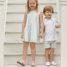 Palmer Dress in Pastel Plaid - Henry Duvall