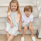 Palmer Dress in Pastel Plaid - Henry Duvall