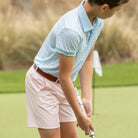 Match Point Polo in Blue Gingham - Henry Duvall