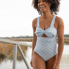 Brooke Bow One Piece in Bermuda Blues (Women's) - Henry Duvall