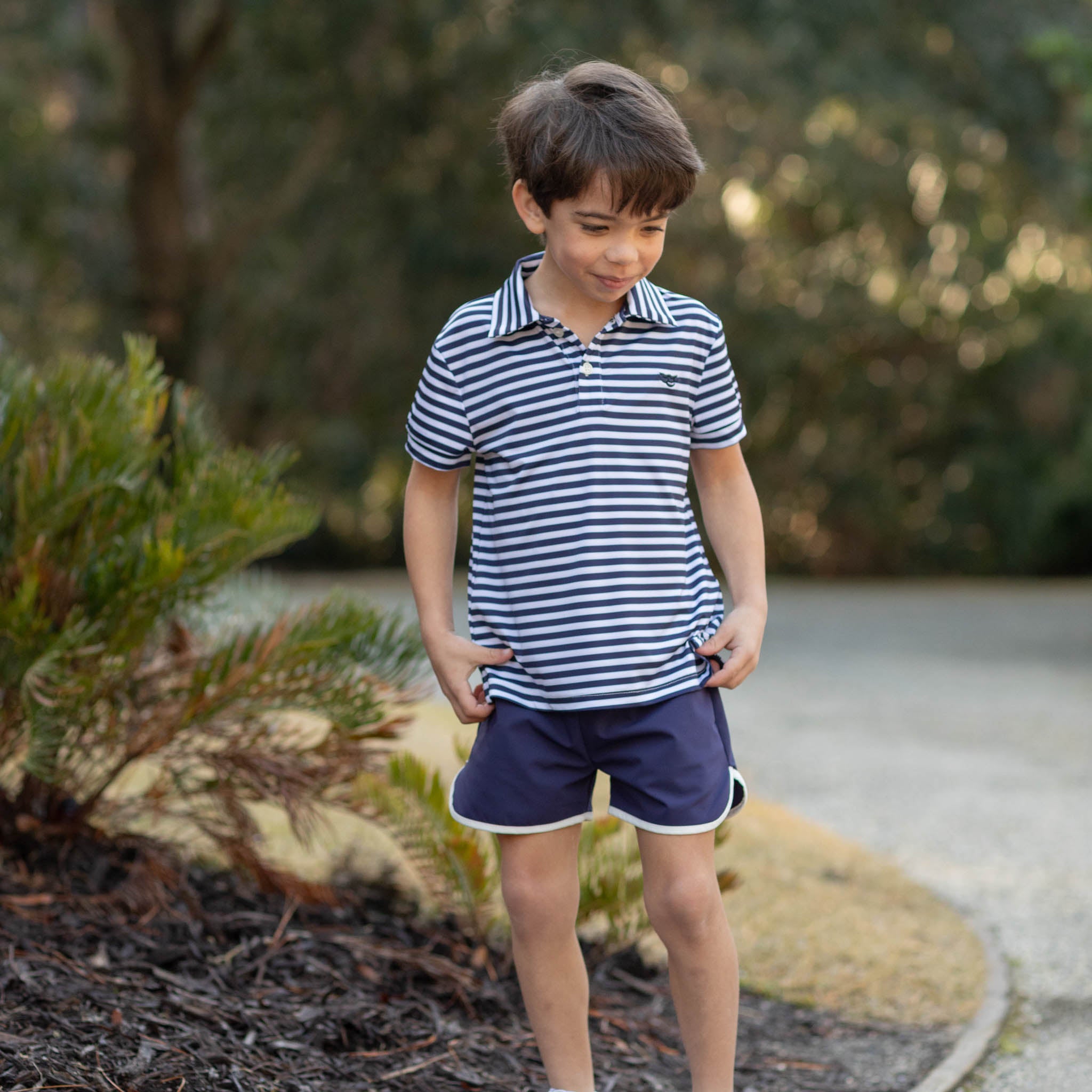 Set Point Shorts in Narragansett Navy - Henry Duvall