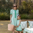 Taft Tennis Dress in Green Gingham - Henry Duvall