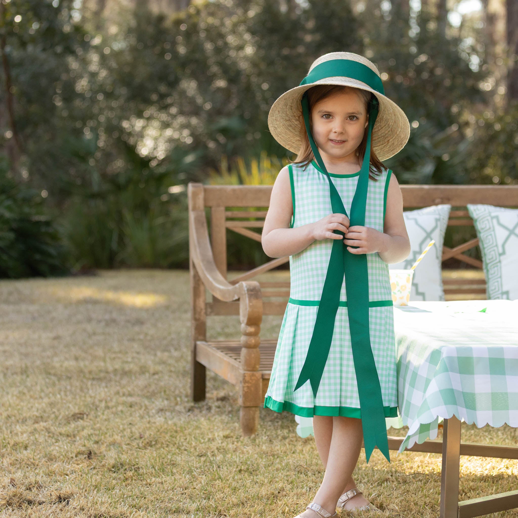 専用卵と牛乳と抹茶グリーン系チェック ダブルジャケット MINI DRESS Taft Tennis Dress in Grass Court Green Gingham – Henry Duvall