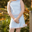 Taft Tennis Dress in Blue Gingham - Henry Duvall