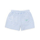 Classic boys’ swim trunks by Henry Duvall in a tailored above-the-knee fit with UPF 50+ protection, featuring an elastic waistband and drawstring for a comfortable summer look.