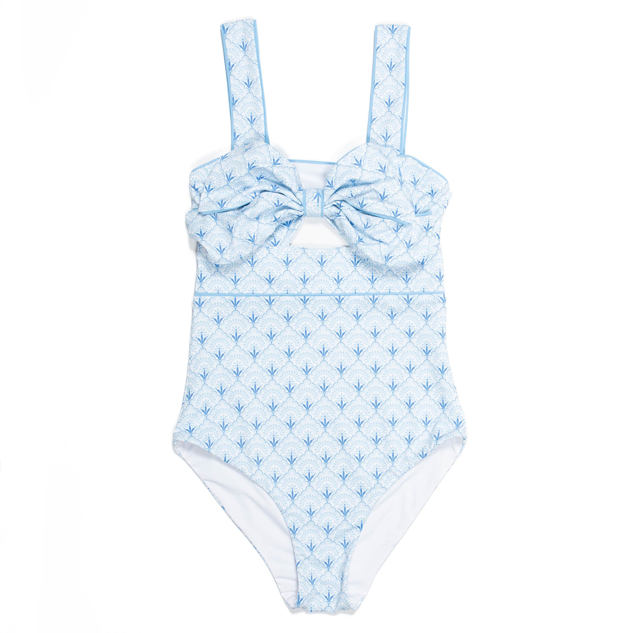 Brooke Bow One Piece in Bermuda Blues (Women's) - Henry Duvall