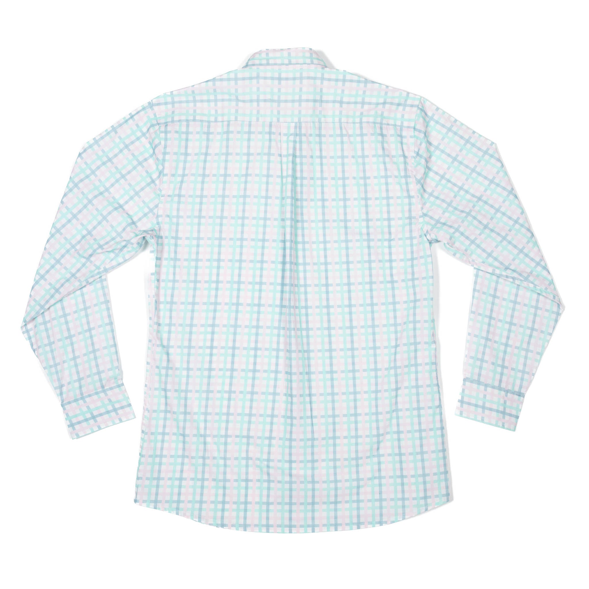 Michael Men's Button Down in Pastel Plaid - Henry Duvall