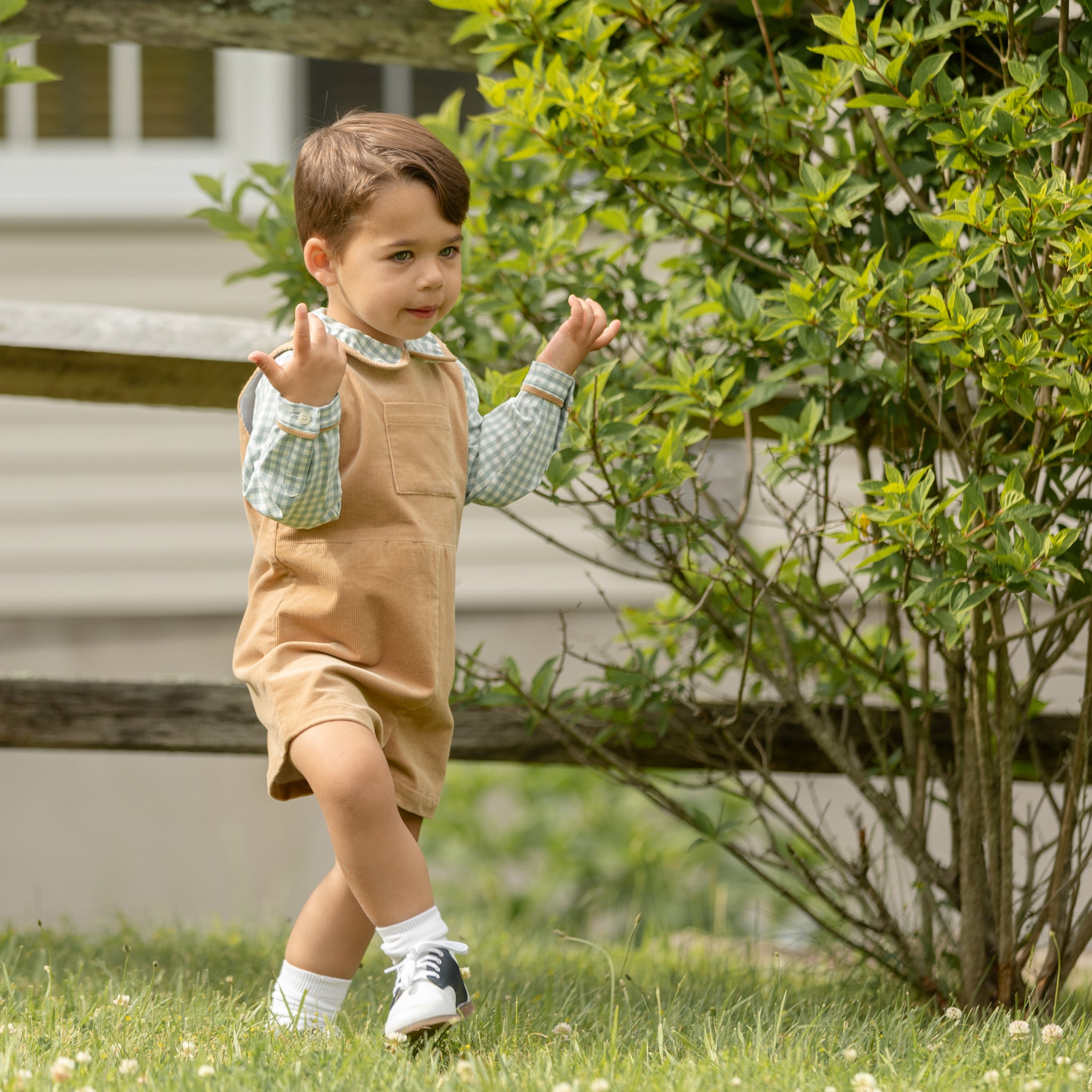 ロンパース・カバーオール house on the hill jumpsuit Ballet 90cm Oliver Overalls in Clubhouse Camel Corduroy – Henry Duvall