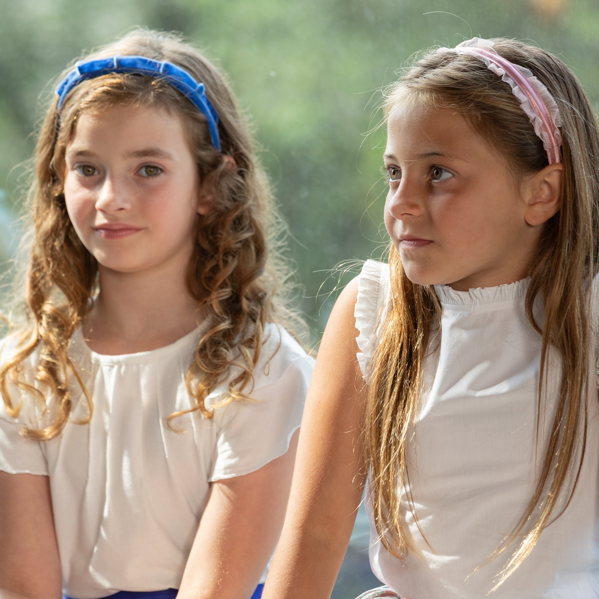 Swan Headband by Eva’s House, satin and tulle European-style girls headband from Switzerland, perfect for special occasions and princess-inspired fall outfits