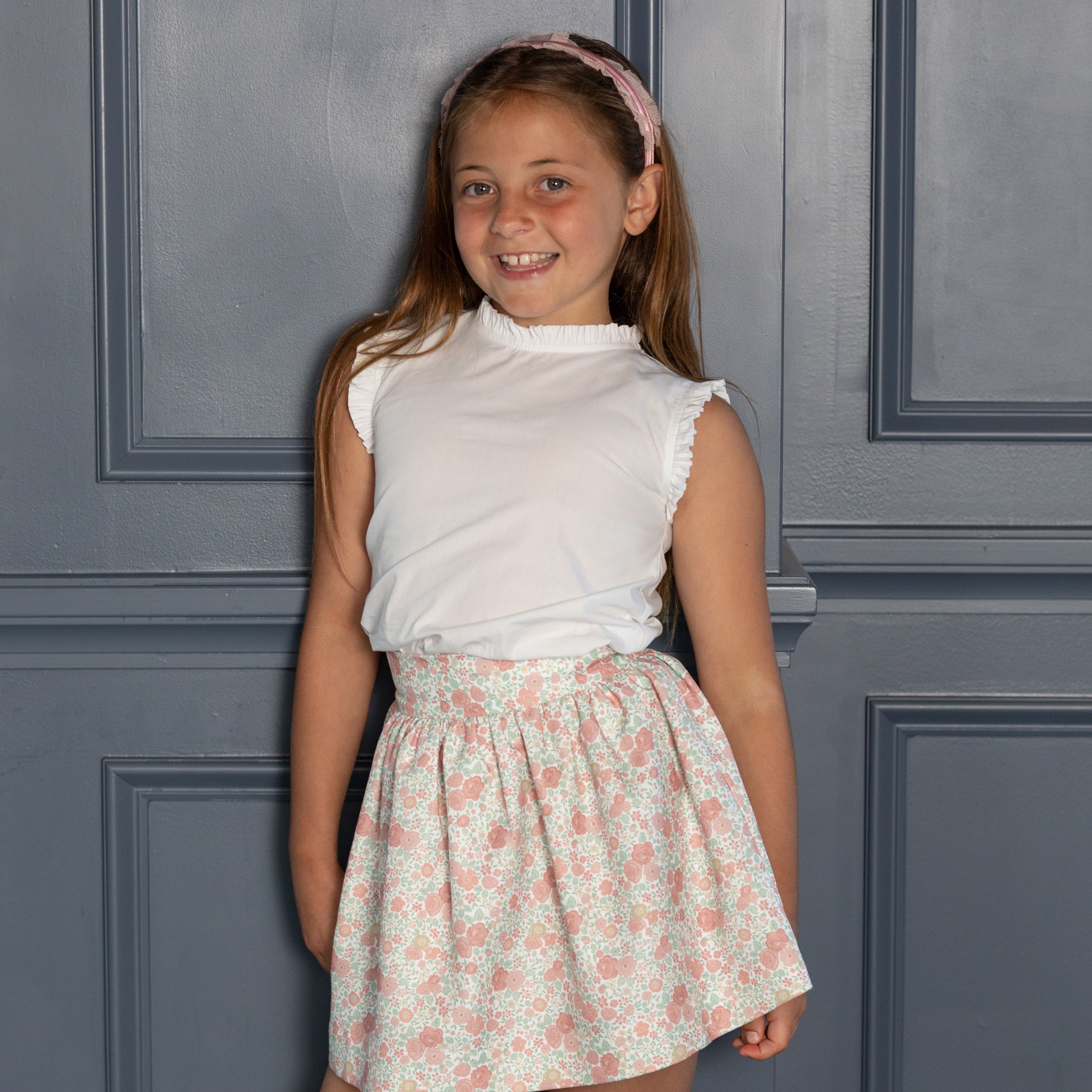 Swan Headband by Eva’s House, satin and tulle European-style girls headband from Switzerland, perfect for special occasions and princess-inspired fall outfits